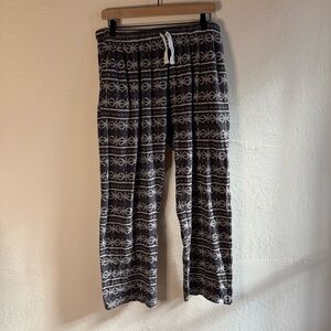 Burt's Bees Baby Organic Cotton Pajama Pants Snowflake Print Size Large